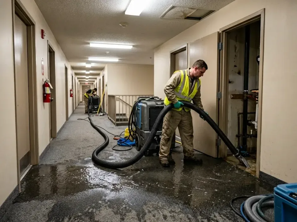 multi-unit-apartment-hallway-f-005 — frequently asked questions, Emergency Burst Pipe Water Extraction & Removal in Watergat…